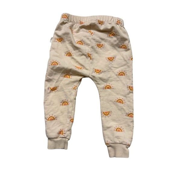 Rabbit + Bear 2PC Set Rainbow Joggers Sweatshirt Short Sleeve Organic Cotton 18M - Picture 3 of 6